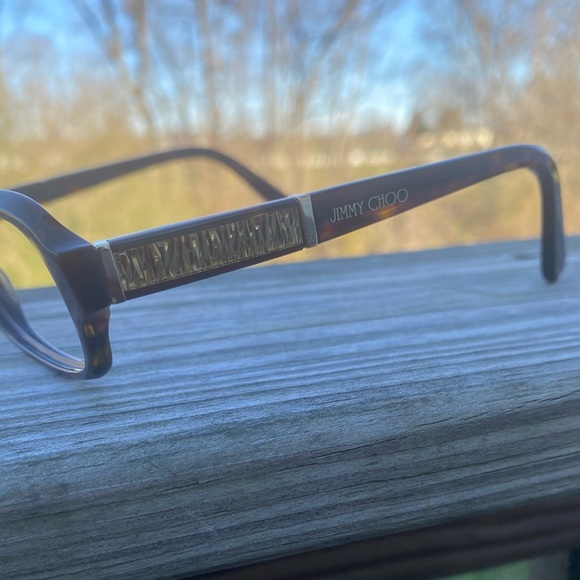 Jimmy Choo Glasses Frames brown with gold accent Made in Italy 54[]15 140 - Picture 4 of 10
